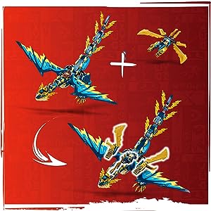 LEGO-NINJAGO-Elemental-Dragon-vs-The-Empress-Mech-71796-Building-Toy-Set-1038-Pieces-lrm71796